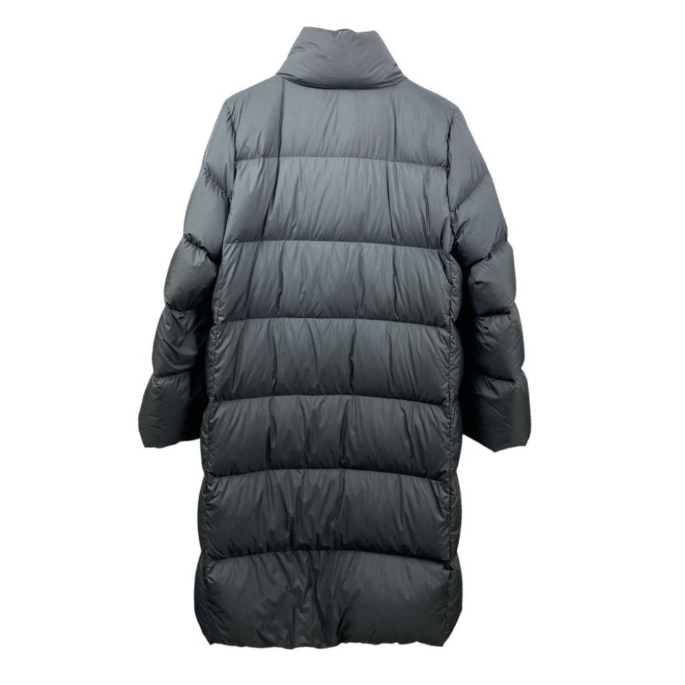 Uniqlo Black Powder Feel Genuine Down Long Puffer Coat Size L - Picture 3 of 8